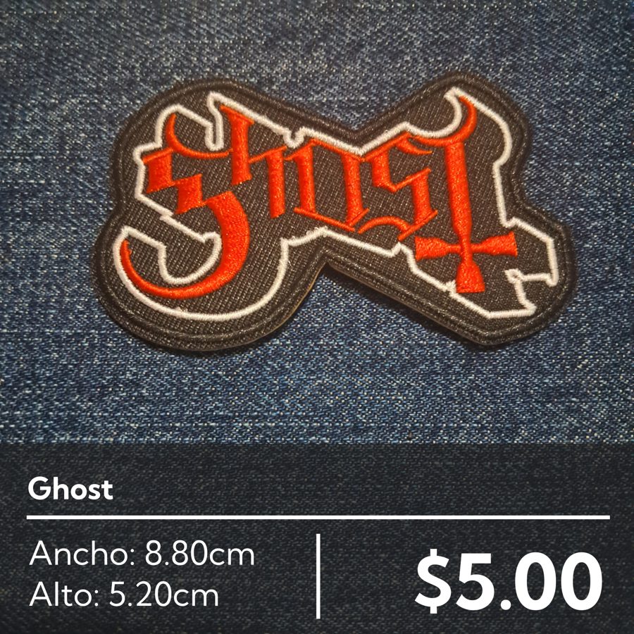 Parche bordado Ghost