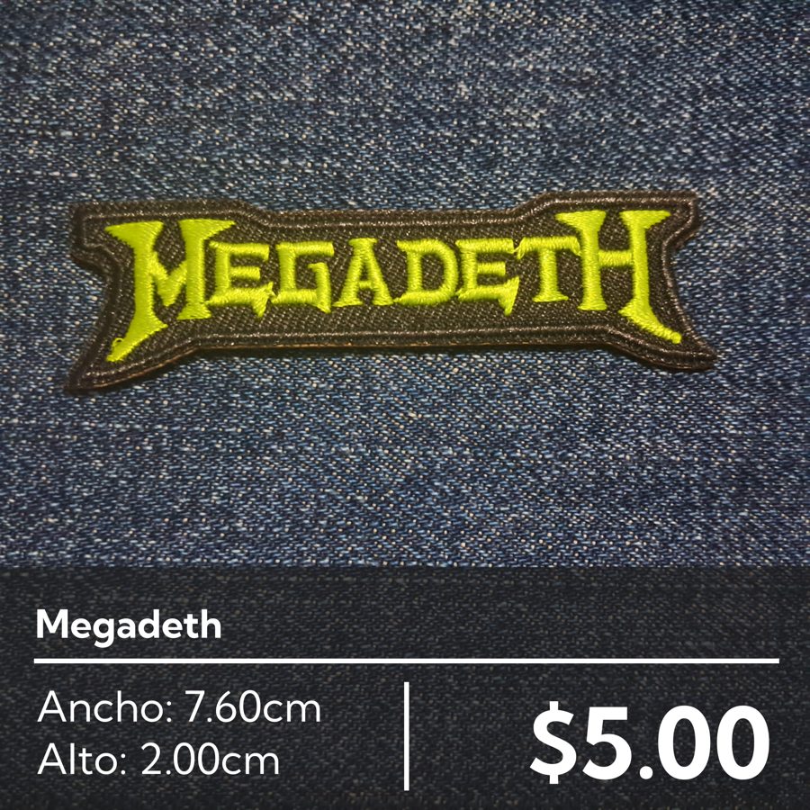 Parche bordado Megadeth